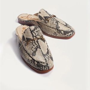 Sam Edelman Snake Print Mules